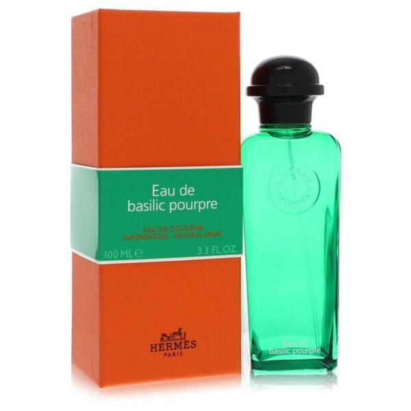 Eau De Basilic Pourpre by Hermes Eau De Cologne Spray (Unisex) 3.3 oz (Men)