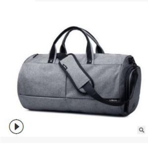 Men’s Fashion Sports Gym Bag Waterproof Canvas Portable Travel Bag Large Capacity Lightweight Training Travel Bag Cross-border