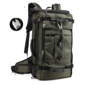 Color: ArmyGreen, Size: 40l – New double shoulder bag Oxford cloth bags male outdoor backpack large capacity baggage bag multifunction hiking bag