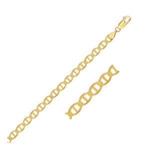 Size: 7” – 5.5mm 10k Yellow Gold Mariner Link Bracelet