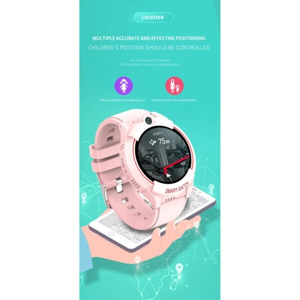 Y05 Kid Smart Watch 1.28-inches Round Screen Mp3 Player 4g Video Calling Multi-language GPS Phone Watch White - Image 7