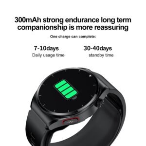1.39 Inch S22 Smart Watch Waterproof Fitness Tracker with HR Blood Lipid Uric Acid Blood Oxygen Blood Pressure Monitor