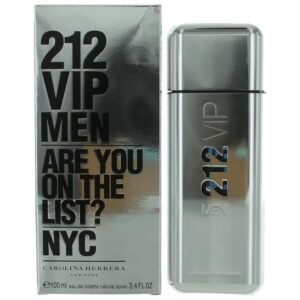 212 VIP by Carolina Herrera, 3.4 oz Eau De Toilette Spray for Men