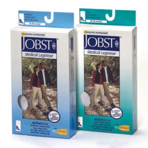 Jobst ActiveWear 15-20 Knee-Hi Socks White Large