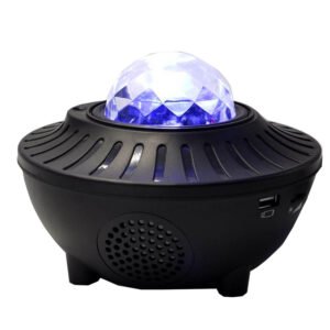 Color: Black – led bluetooth music projector light