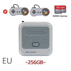 Color: E, Electrical outlet: EU – Super Console X Retro Game Console PRO Upgrade Version TV Set-Top Box R8 Game Console PSPArcade