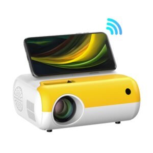 Color: Blue and white onscreen versi, power: US – The New Children’S Smart Projector Hd Supports 1080P