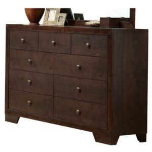 57″ X 16″ X 39″ Espresso Casual And Unique Dresser