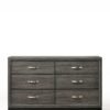 58" X 16" X 37" Weathered Gray Dresser - Image 3