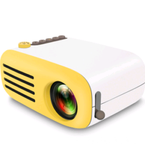 Style: With battery – Mini LED Pocket Projector Home  USB HDMI Video Portable Projector Optional Battery