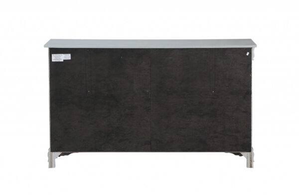 18" X 60" X 34" Platinum Wood Dresser - Image 4