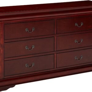 57″ X 15″ X 33″ Cherry Wood Dresser