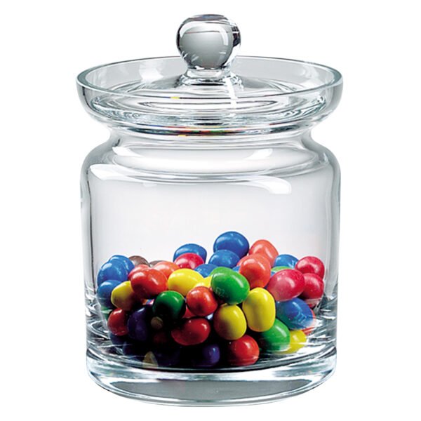 55 Mouth Blown Crystal Lead Free Biscuit Or Candy Jar - Image 2