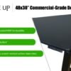 Premier Silver Dual Motor Electric Office Adjustable Standing Desk - Image 5