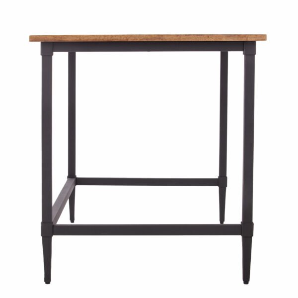 53" Natural And Black Writing Desk - Image 7