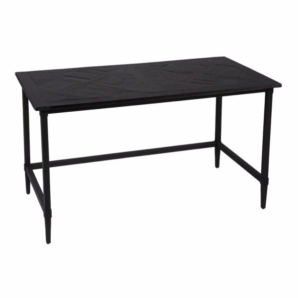 Natural Black Reclaimed Wood Desk - Image 5