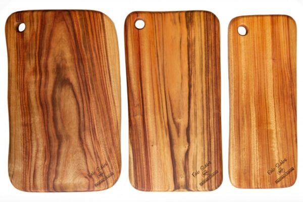 Natural Rounded Rectangle Anti-Bacterial Cutting Board - Image 3