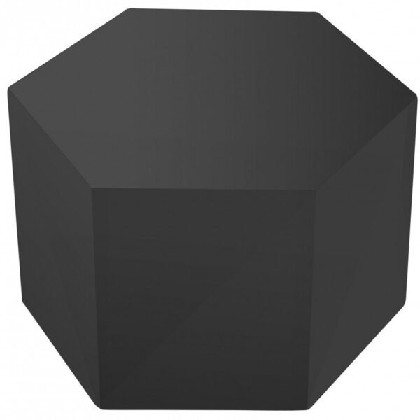 9" Grey Hexagon End Table - Image 3