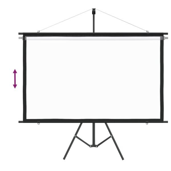 vidaXL Projection Screen with Tripod 72" 16:9 - Image 4