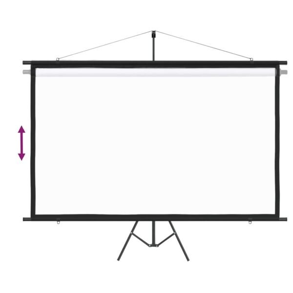 vidaXL Projection Screen with Tripod 108" 16:9 - Image 4