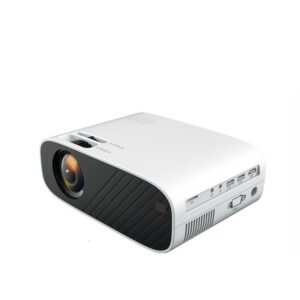 Color: White, Style: Android-US, Model:  – New portable projector