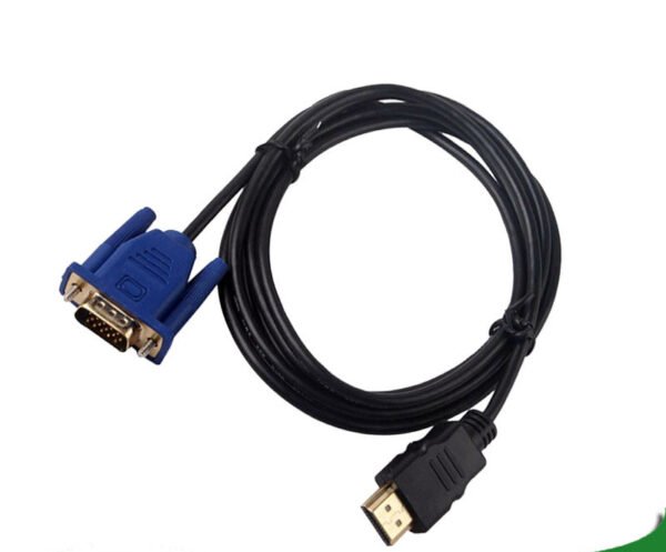 1.8m HDMI TO VGA Cable For Computer Projector - Image 2