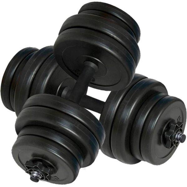 vidaXL Dumbbells 2x33.1 lb - Image 2