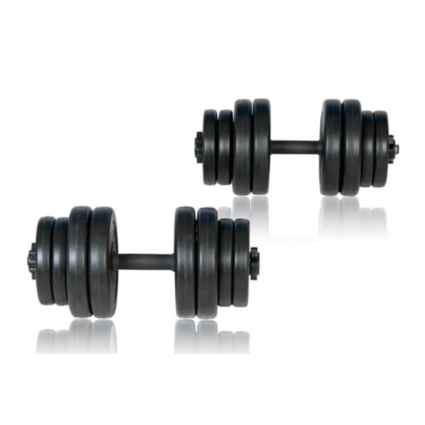 vidaXL Dumbbells 2x33.1 lb - Image 3