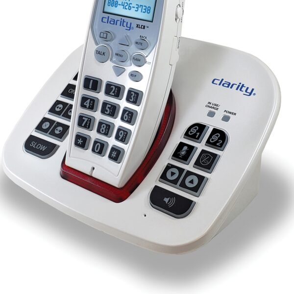 Clarity 59865.001 XLC8 DECT 6.0 Amplified Cordless Phone with Slow Talk, Call Blocker, and Answering Machine - Image 3