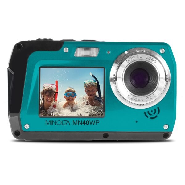 Minolta MN40WP-BL 48.0-Megapixel Waterproof Digital Camera (Blue) - Image 3