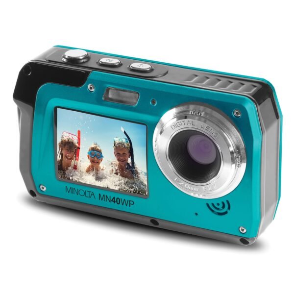 Minolta MN40WP-BL 48.0-Megapixel Waterproof Digital Camera (Blue) - Image 4