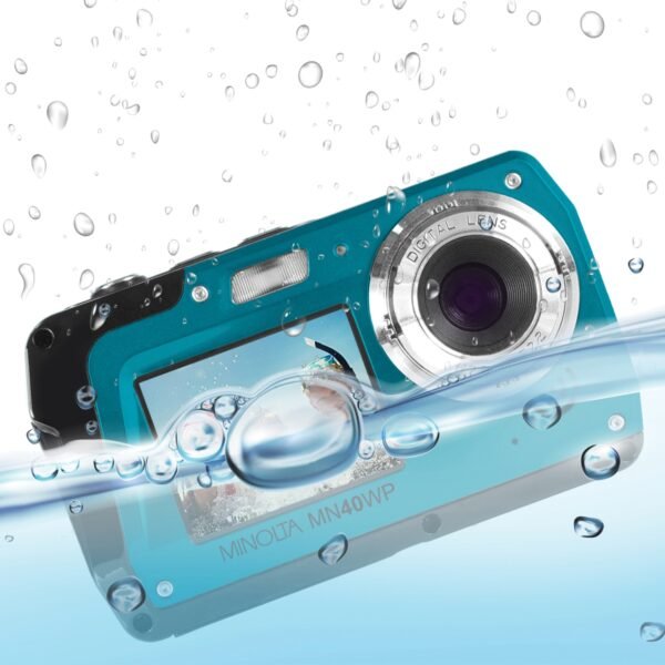 Minolta MN40WP-BL 48.0-Megapixel Waterproof Digital Camera (Blue) - Image 6