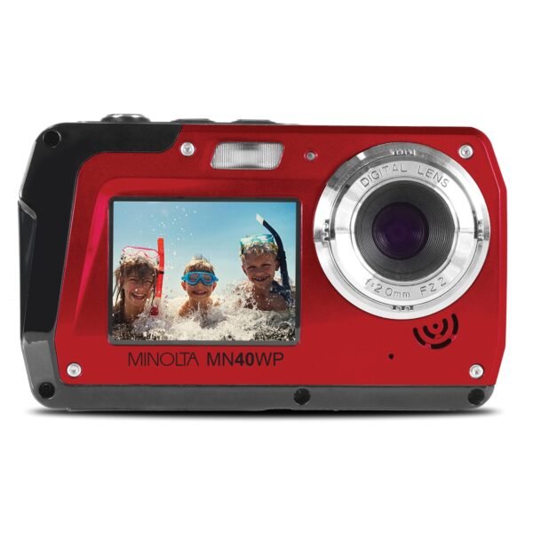 Minolta MN40WP-R 48.0-Megapixel Waterproof Digital Camera (Red) - Image 7