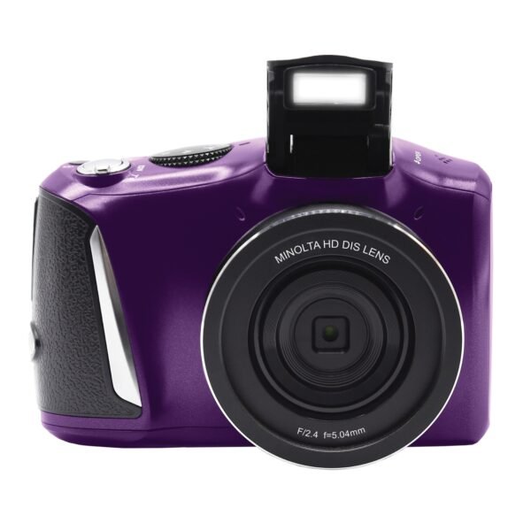 Minolta MND50-P MND50 16x Digital Zoom 48 MP/4K Ultra HD Digital Camera (Purple) - Image 3