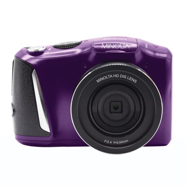 Minolta MND50-P MND50 16x Digital Zoom 48 MP/4K Ultra HD Digital Camera (Purple) - Image 6