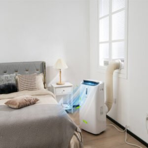 12000 BTU Portable 4-in-1 Air Conditioner with Smart Control-White