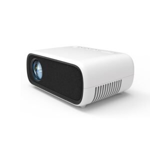 YG280 Mini Small Projector HD 1080P LED Micro Projector Portable Home Media Player White US Plug