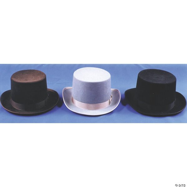 Top hat felt qual black lrg