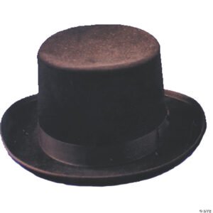 Top hat felt qual brown lrg