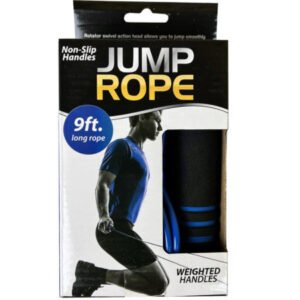 Case of 4 – Weighted Jump Rope with Hand Grips