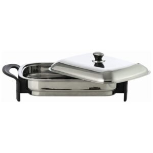 T304 Stainless Steel 16″ Rectangular Electric Skillet