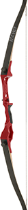 October Mountain Ascent Recurve Bow Red 58 in. 20 lbs. RH