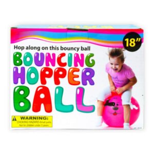 Case of 4 – Bouncing Hopper Ball with Dog Design
