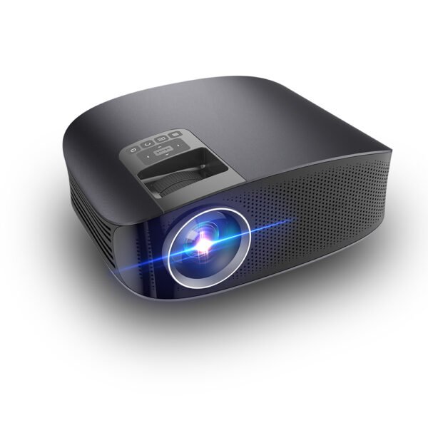 YG600 LCD LED Mini Projector 1080P Multi Screen Sync Display HDMI VGA USB Video Home Theatre black_EU Plug - Image 5