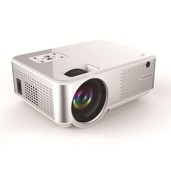 C9 1280*720P Support 4K Videos Via HDMI Home Cinema Movie LED Video Projector Silver black_European regulations - Image 5