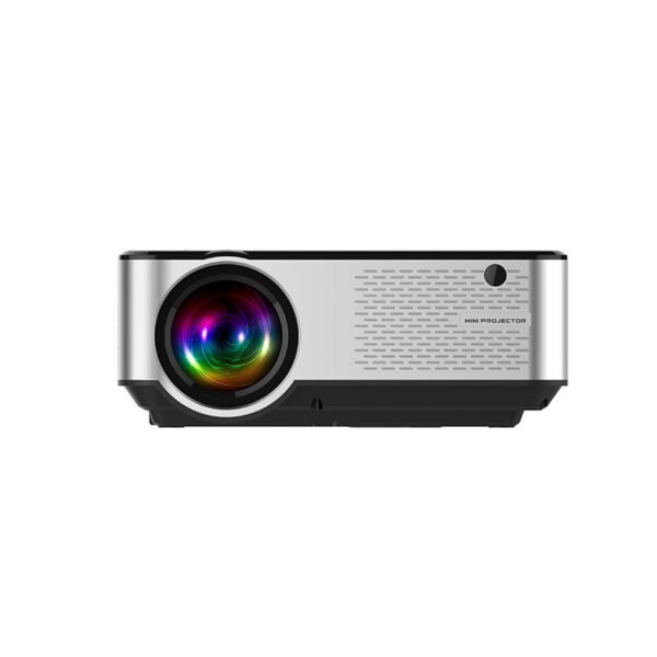 C9 1280*720P Support 4K Videos Via HDMI Home Cinema Movie LED Video Projector Silver black_European regulations - Image 6