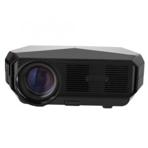 A4300 Mini Digital Projector 720P High Definition LED Home Projector Portable black_US Plug