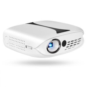 RD606 WiFi Android Smart LED Mini Projector DLP Home Projector white_UK Plug-Android Version