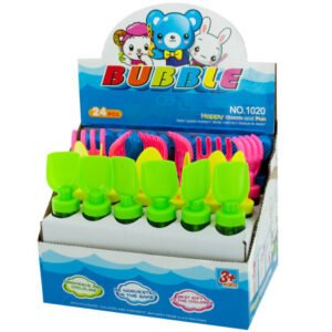 Case of 24 – Small Sand Toy Bubble Maker Counter Top Display