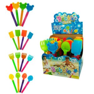Case of 32 – Sand Toy Bubble Stick Counter Top Display